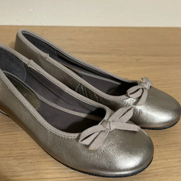 REPORT Pewter (golden silver) flats 7 - Picture 8 of 16